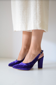JAEN - TERCIOPELO VIOLETA CON TEXTURA